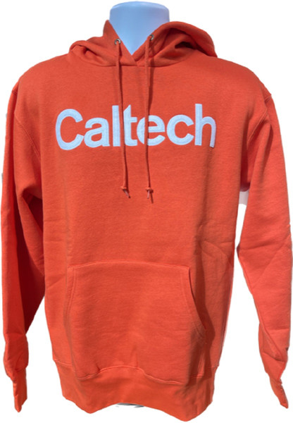 Orange Caltech hooded Swetshirt